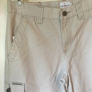 Calvin Klein capri cargo pants, size 4